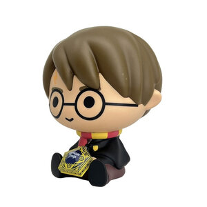 Tirelire Chibi Harry Potter avec Boîte de Chocogrenouille - Un Accessoire Magique pour les Fans