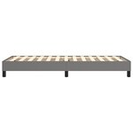 vidaXL Cadre de lit Gris foncé 80x200 cm Tissu