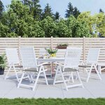 vidaXL Coussins de chaise jardin lot de 6 gris 40x40x4 cm tissu oxford