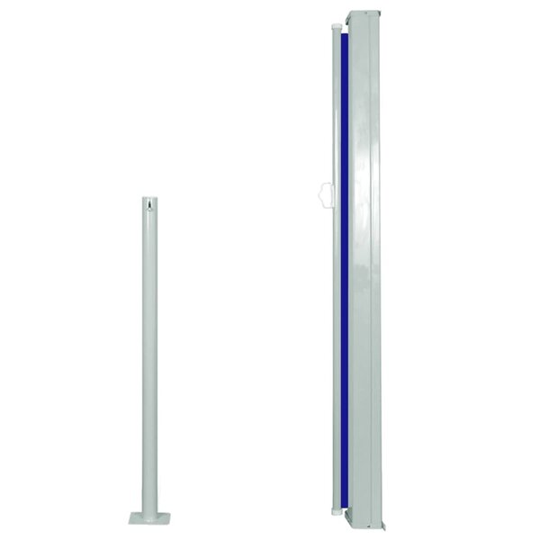 vidaXL Auvent latéral rétractable 120 x 300 cm Bleu