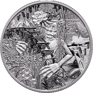 Monnaie UTOPIEC Slavic Bestiary 2 Oz Argent 1000 Francs Cameroon 2026