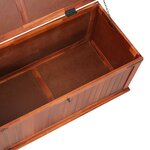 vidaXL Coffre de rangement 90x45x40 cm Bois d'acacia solide