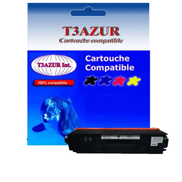 Toner compatible avec Brother TN325 TN326 TN329 pour Brother MFC-L8650CDW, MFC-L8850CDW Noire - 4 000 pages - T3AZUR