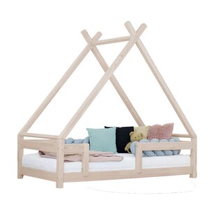 Lit cabane enfant TAHUKA 90 x 180 beige