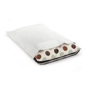 Pack 10 pochettes plastique opaque 50 % recyclée (pebd) 60 mic 320x400mm cenpac
