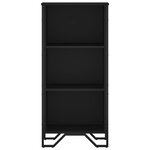 vidaXL Bibliothèque noir 50x31x106 cm bois d'ingénierie