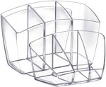 Multipot 8 compartiments Polystyrène Dim L14,3 x H9,3 x P15,8 cm Cristal CEP