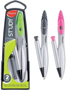 Coffret compas Study Porte-mines 0 5 mm + étui de mines Coloris assortis MAPED