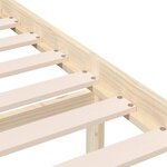 vidaXL Cadre de lit sans matelas bois massif