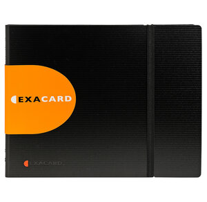 Porte cartes de visite détachable Exacard 240 cartes 20x25cm 75134 EXACOMPTA
