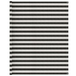 vidaXL Tapis de tente 250x600 cm Anthracite et blanc