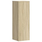 vidaXL Support pour plantes chêne sonoma 33x33x100cm bois d'ingénierie