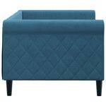 vidaXL Lit de repos bleu 80x200 cm velours