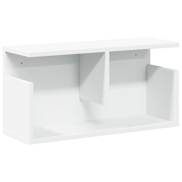 vidaXL Armoire murale 60x20x30 cm blanc bois d'ingénierie