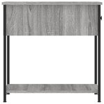 vidaXL Tables de chevet 2 Pièces sonoma gris 30x60x60cm bois d'ingénierie