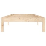 vidaXL Cadre de lit Bois de pin massif 90x200 cm