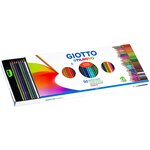 Etui de 50 Crayons de Couleur Stilnovo + Taille-crayon GIOTTO