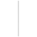 vidaXL Tête de lit métal blanc 80 cm
