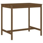 vidaXL Ensemble de bar de jardin 5 Pièces marron miel bois de pin massif