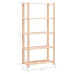 vidaXL Étagères de rangement à 5 niveaux 2 Pièces 80x38x170 cm 250 kg