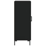 vidaXL Buffet Noir 34 5x34x90 cm Bois d'ingénierie