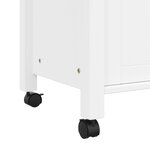 vidaXL Chariot de cuisine MONZA 60x40x90 cm bois massif de pin