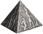 Pièce de monnaie en Argent 1000 Francs g 1000 (1 Kg) Millésime 2023 PYRAMID 3D