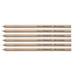 Crayon gomme perfection 7058 doré x 6 faber-castell