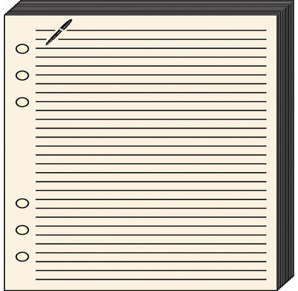 Recharge Accessoires Organiseur FICHES NOTES Timer 21 Ivoire 15 x 21 cm QUOVADIS