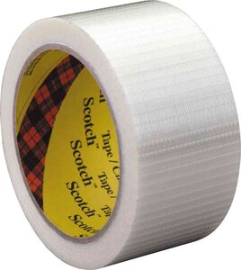 Ruban adhésif filament 8959 50 mm x 50 m transparent scotch