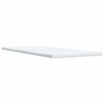 vidaXL Sommier à lattes de lit avec matelas bleu 90x200 cm velours