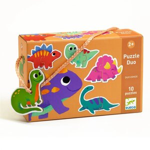 Djeco DJ08263 - Puzzle duo Dinos