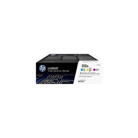 Hp 312a pack 3 toners couleur cf440am