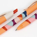 Milan P1 The Fun Display de 20 stylos à bille rétractables - Pointe ronde 1 mm - Encre bleue