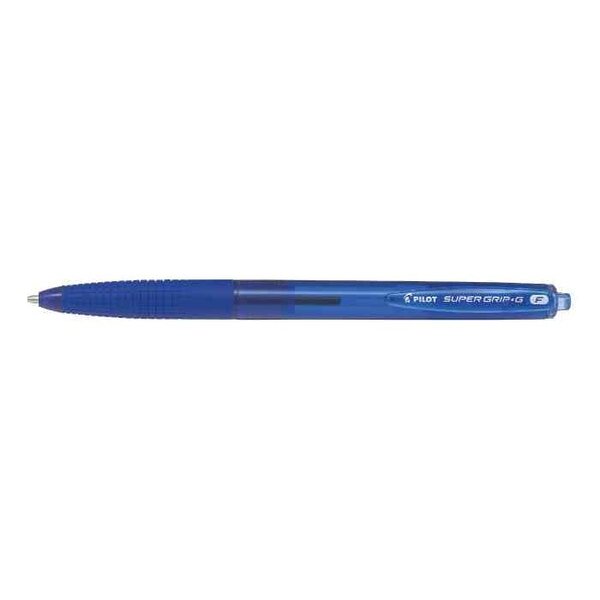 Stylo Bille Rétractable SUPER GRIP G Pointe moyenne Bleu PILOT