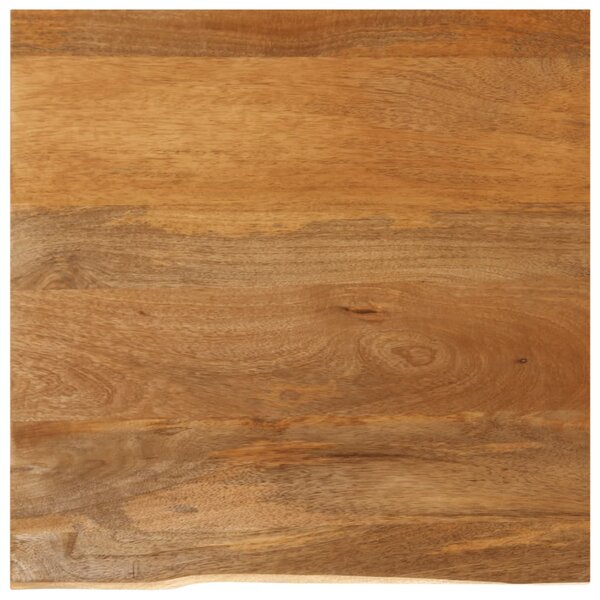 vidaXL Dessus de table à bord vivant 40x40x2 5 cm bois massif manguier