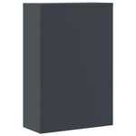 vidaXL Classeur anthracite 90x40x180 cm Acier