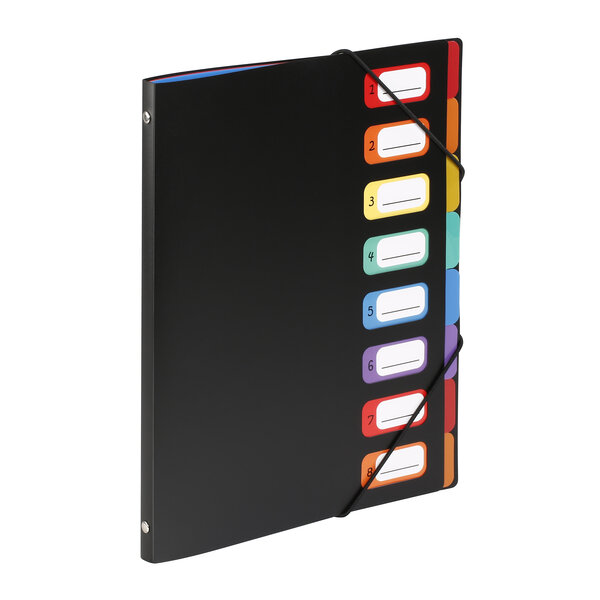 Trieur 8 compartiments en plastique A4 - Rainbow Class