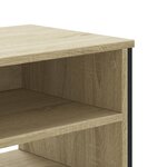 vidaXL Meuble TV chêne sonoma 180x34x41 cm bois d'ingénierie