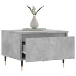 vidaXL Tables basses 2 Pièces gris béton 50x46x35 cm bois d'ingénierie