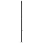 vidaXL Auvent automatique capteur de vent et LED 6x3 5 m Bleu et blanc