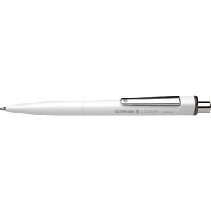 Stylo à bille K3 Biosafe blanc Pointe Moyenne Noir x 10 SCHNEIDER