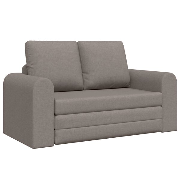 vidaXL Canapé-lit de sol 2-en-1 Taupe 148x71x83 cm Tissu