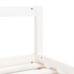 vidaXL Cadre de lit d'enfants tiroirs blanc 90x190 cm bois pin massif