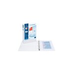 Classeur Pp Personnalisable Kreacover - 4 Anneaux En D 50mm - A4 Maxi - Blanc - X 10 - Exacompta