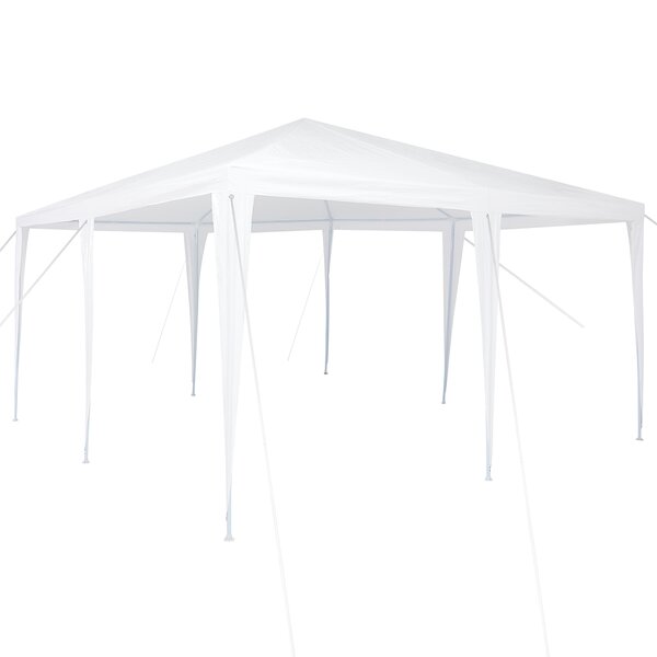 vidaXL Tente de Fête Blanche 4x4 m PE