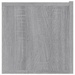 vidaXL Meuble TV sonoma gris 80x30x30 cm bois d'ingénierie