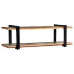 vidaXL Meuble TV 130x40x40 cm Bois de récupération massif