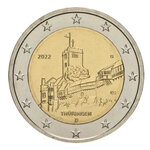 2 euros Allemagne 2022 - Présidence de la Thuringe les 5 ateliers.