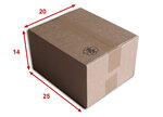 Lot de 50 Boîtes carton (N°22) format 250x200x140 mm